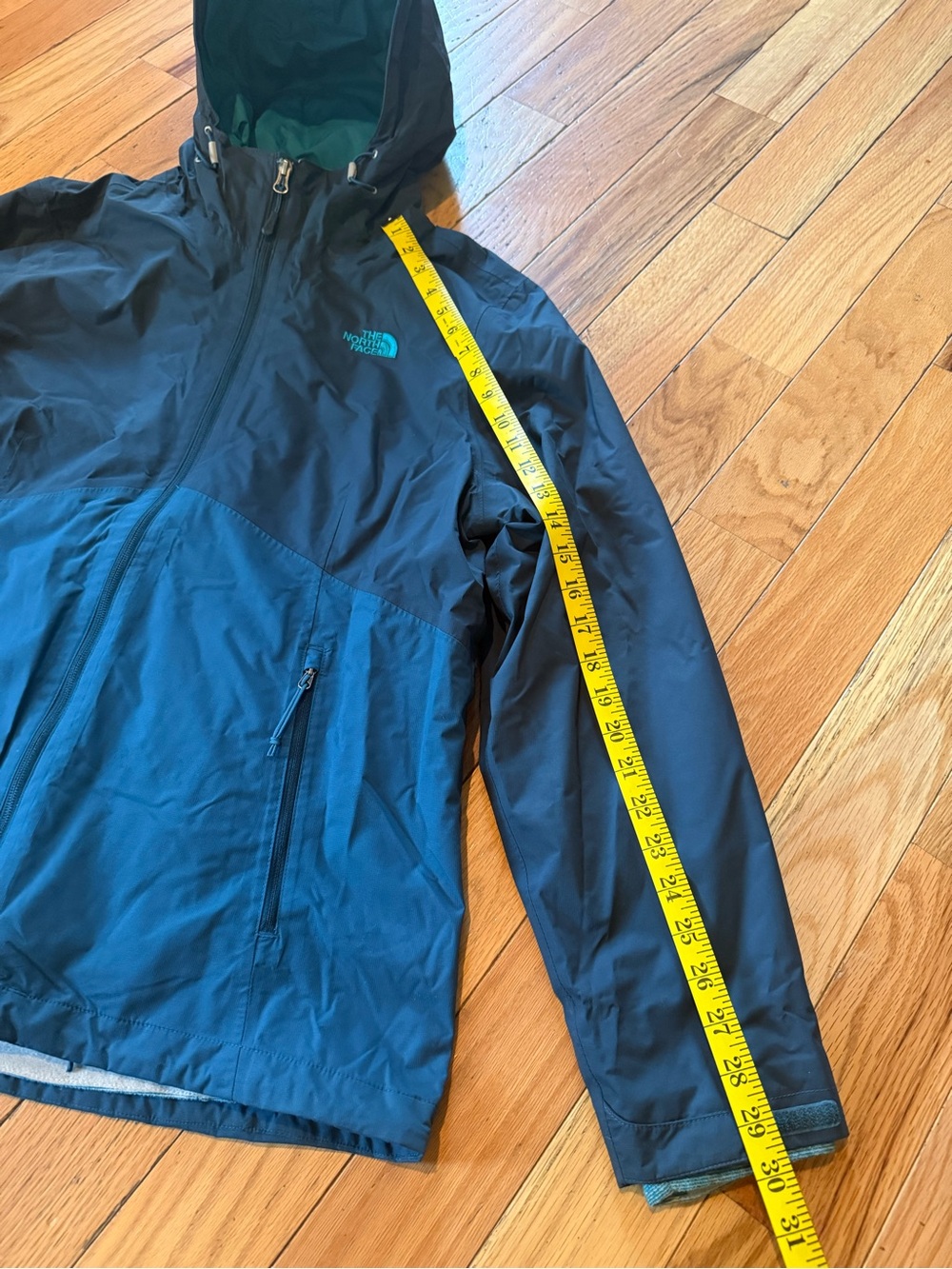 The North Face DRYVENT 2-in-1 Coat/Jacket With Liner Blue/Teal Women’s Size XL - Picture 15 of 16